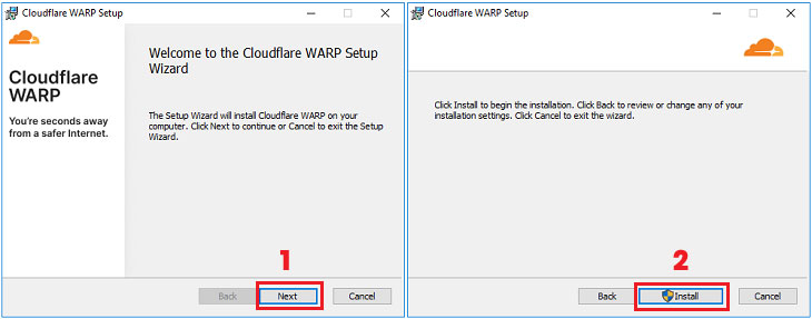 Cài đặt app 1.1.1.1 cho máy tính để vào SHbet